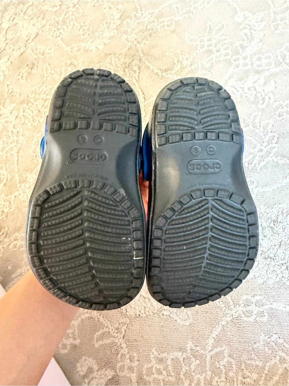 CROCS Kids Blue & Yellow Character Clogs Duo